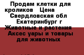 Продам клетки для кроликов › Цена ­ 5 000 - Свердловская обл., Екатеринбург г. Животные и растения » Аксесcуары и товары для животных   